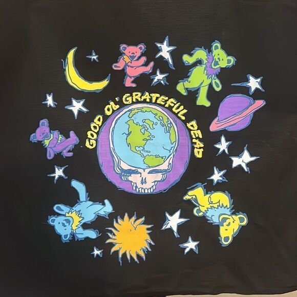 Grateful Dead Black Dancing Bears Graphic Tote - Picture 6 of 11